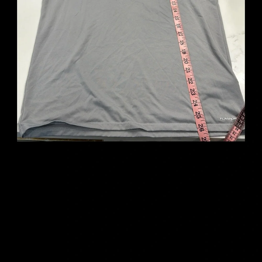 The North Face Grey Men’s Elecation‎ Short Sleeve Flash Dry Shirt. Size S jc